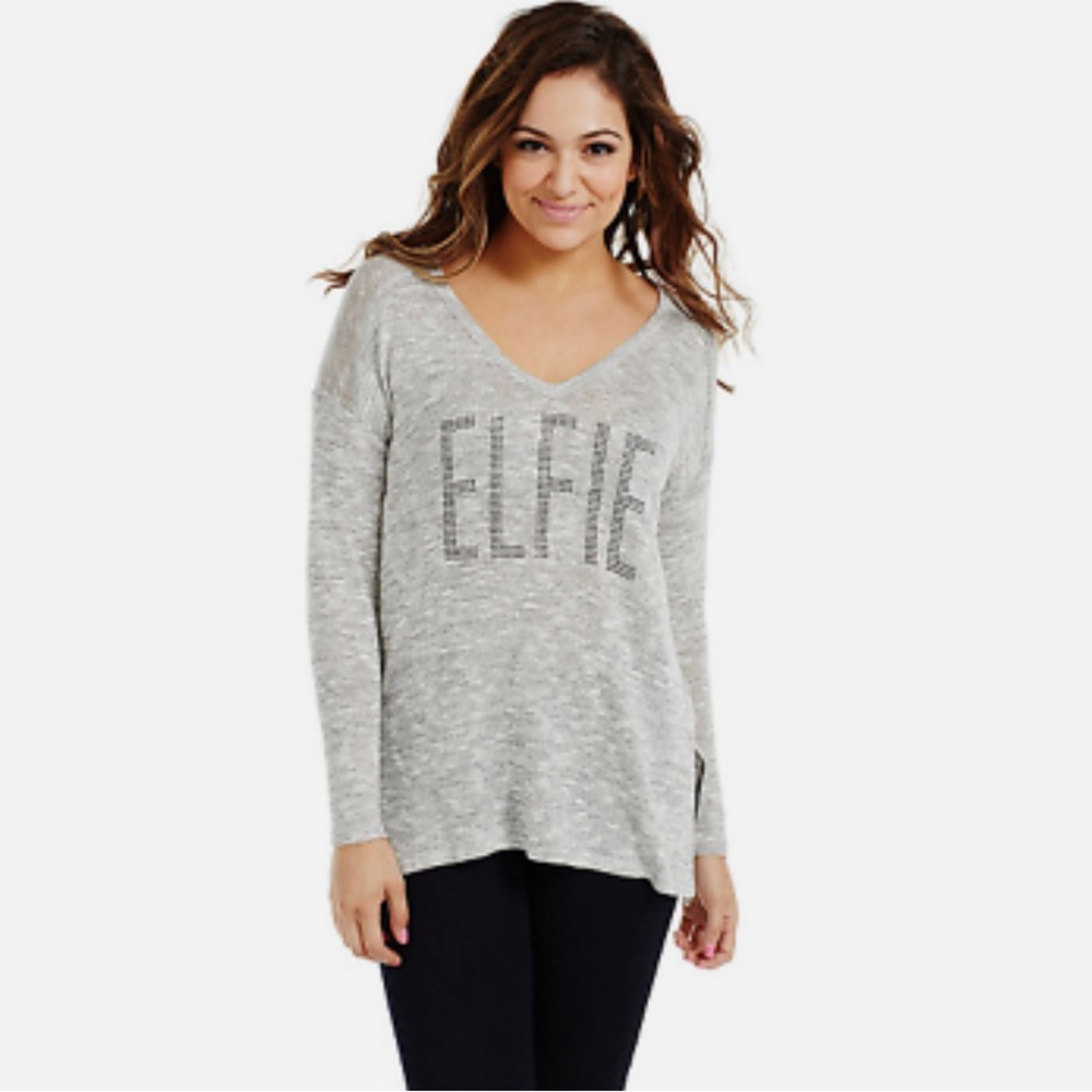 Elfie Christmas Bethany Mota Loose Sweater